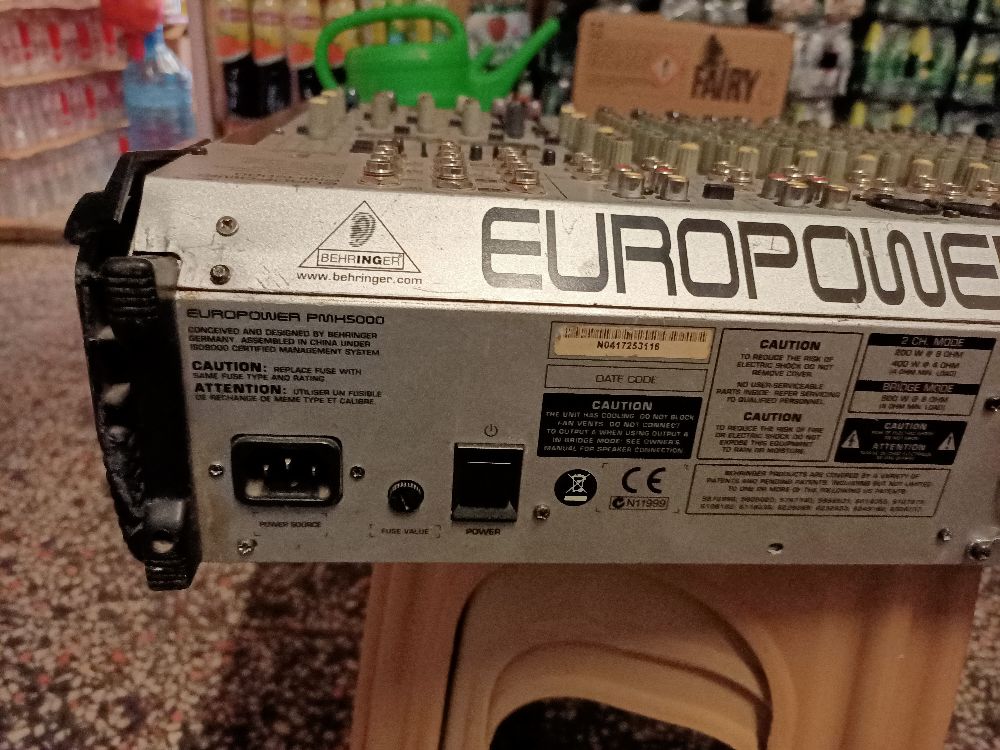 Amfi, Power Mikser Satlk Acil ilk gelen alr Behringer pmx 5000 power mixer