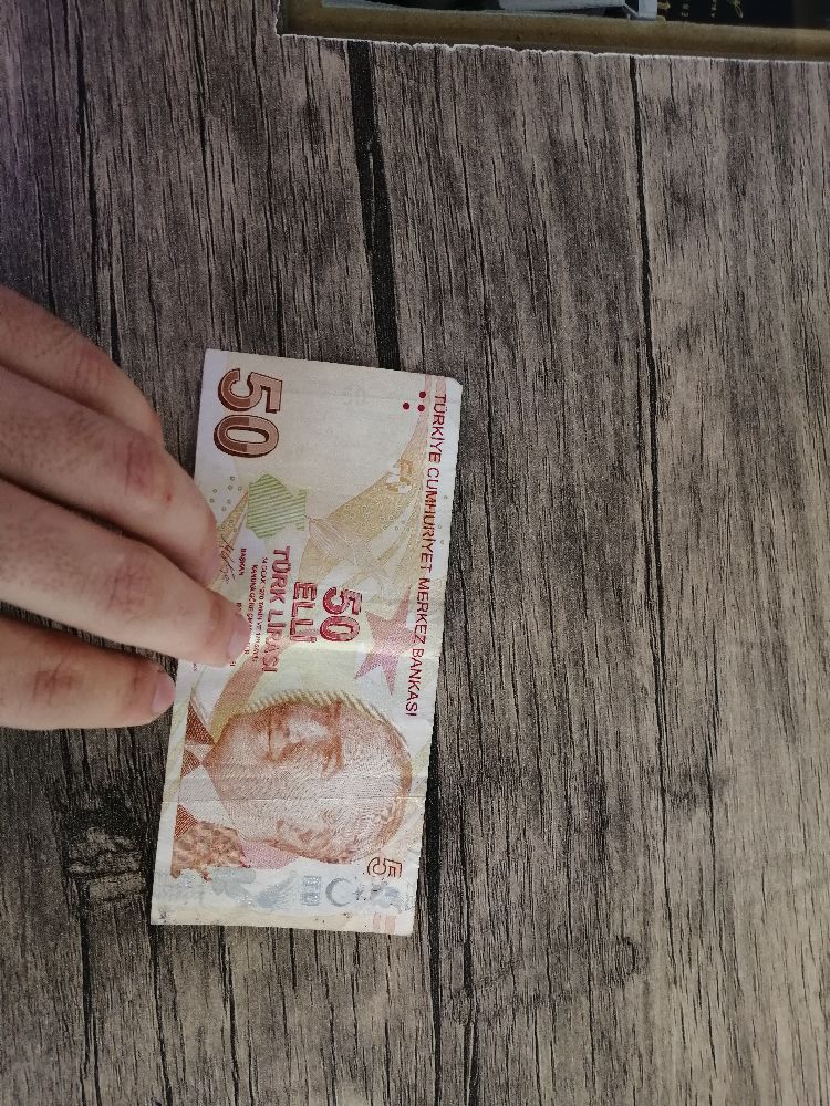 Paralar Trkiye 50 tl Satlk Hatal basm en uygunu