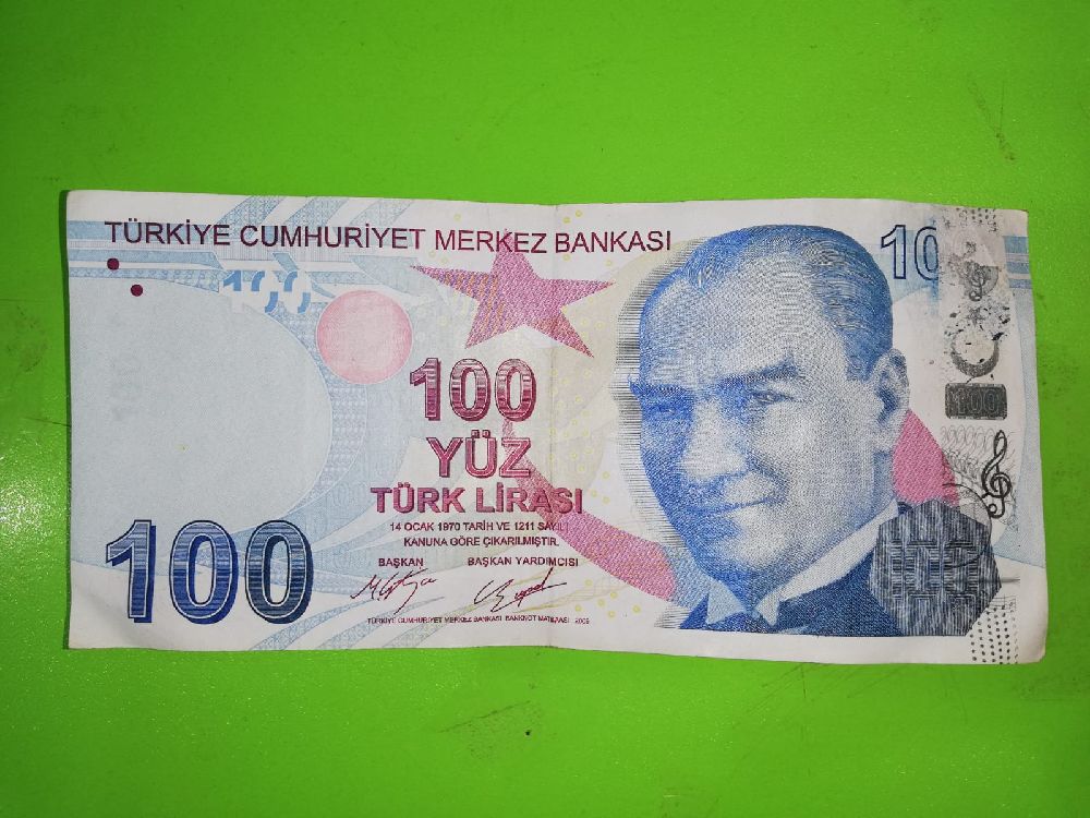 Paralar Satlk Trkiye Merkez Bankas Hatal 100Tl