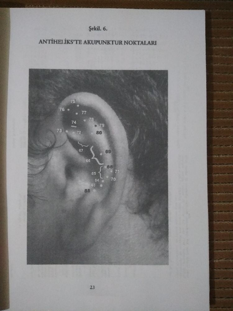 Tp Kitaplar Satlk Kulak akupunkturu orikuloterapi