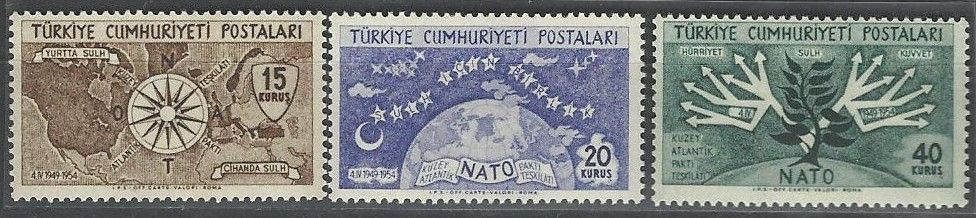 Pullar Satlk 1954 Damgasz Nato Serisi
