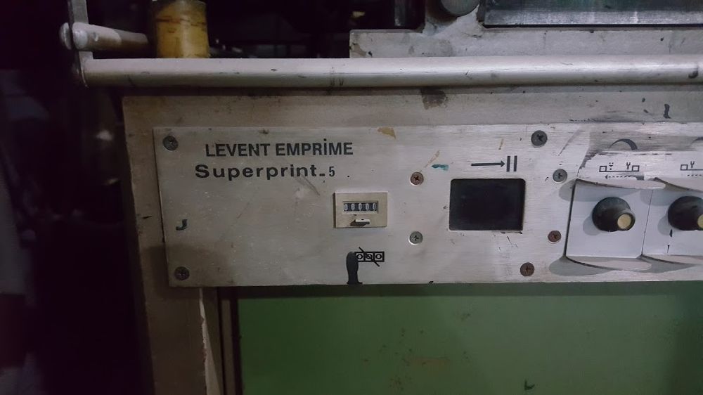Bask Makinalar Levent Emprime Bask Makinesi Satlk Uv kurutmal emprime serigrafi bask makinesi
