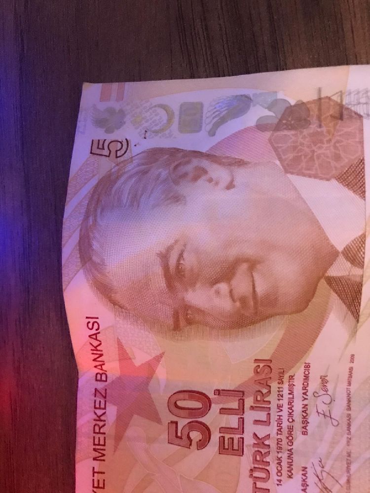 Paralar Trkiye Satlk Yanl Basm Para