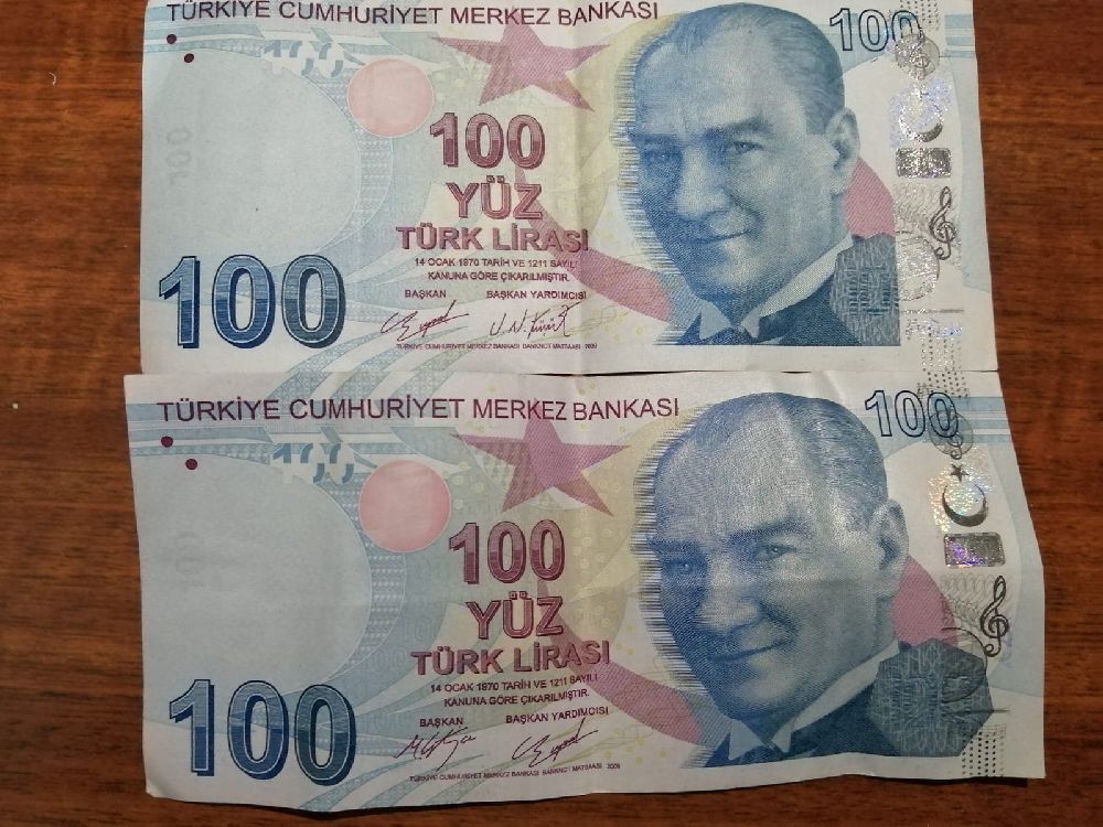 Paralar Trkiye Trk Liras Satlk Hatal Basm 100 Tl Gerek Hatal