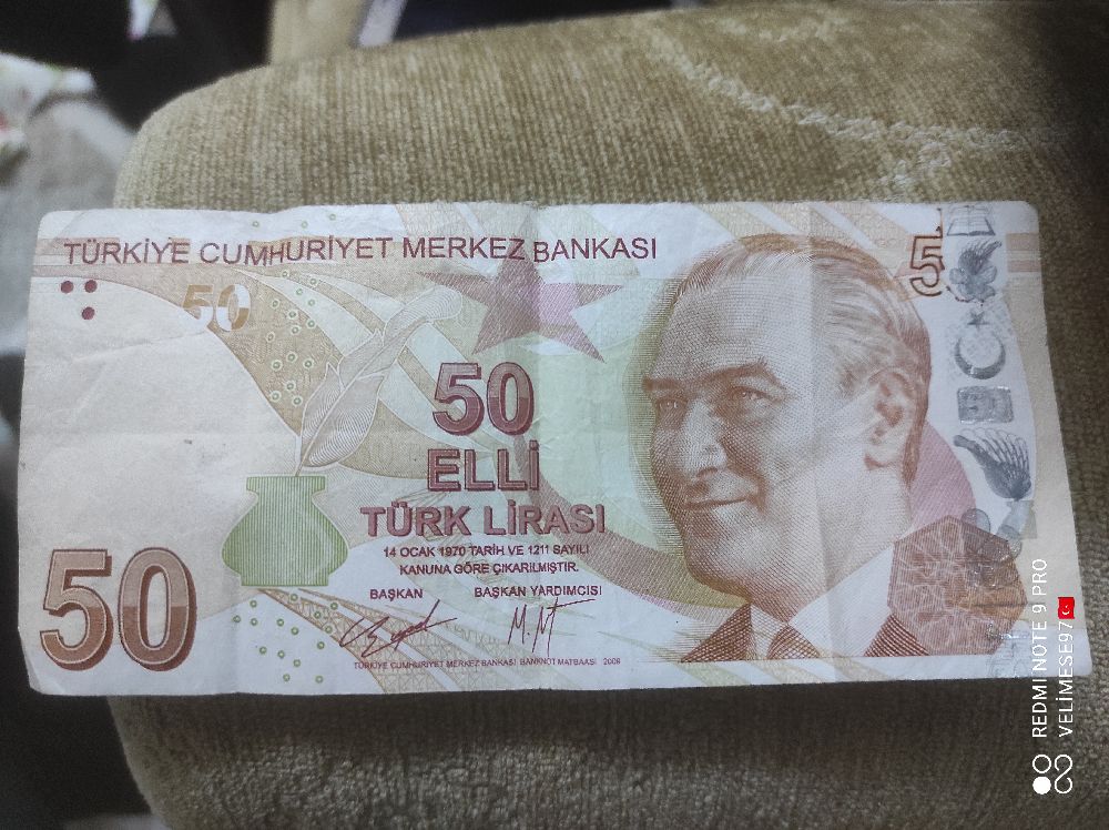 Paralar Trkiye Satlk 0  eksik 50 tl