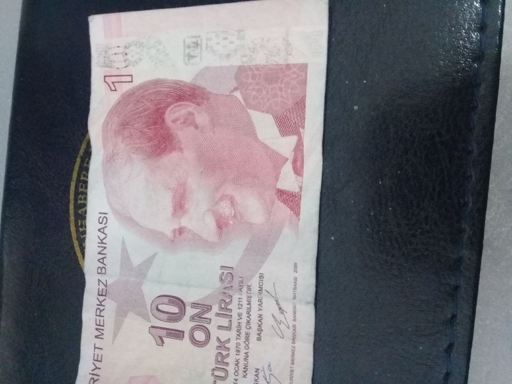 Paralar Trkiye 10.00 tl Satlk Basm hatas para