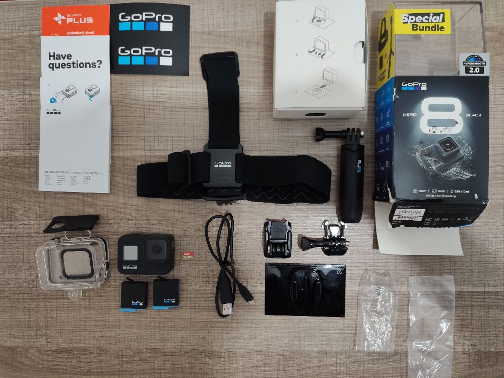 Video Kamera Aksiyon Kmaeras Satlk Gopro Hero 8 Black Special Bundle Kit