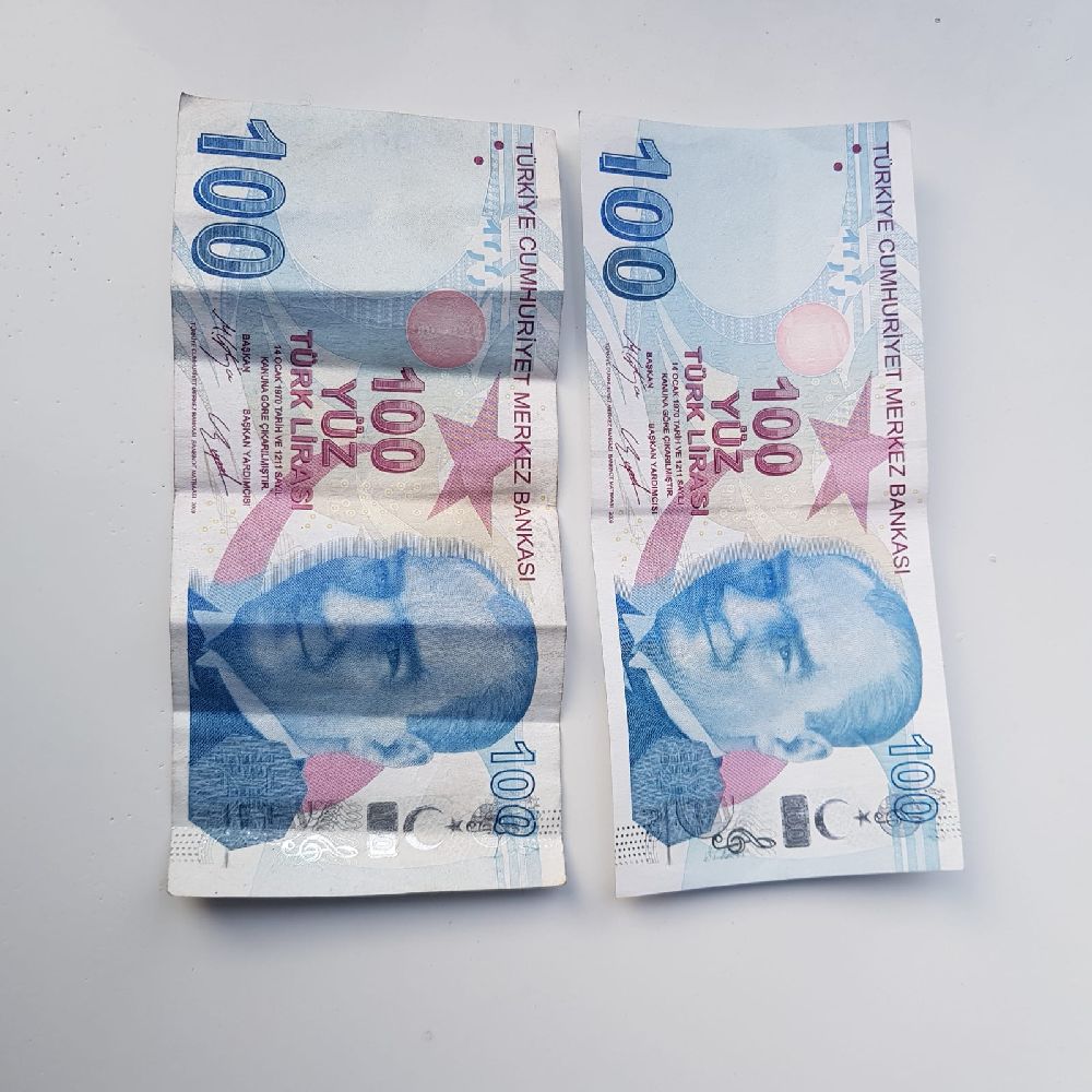 Paralar Trkiye Satlk Hatal 100 tl