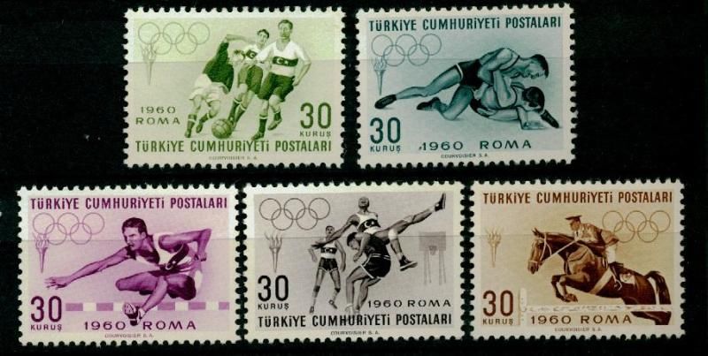 Pullar Satlk 1960 Damgasz Roma Olimpiyat Oyunlar Serisi
