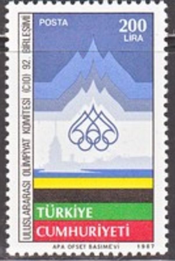 Pullar Satlk 1987 Damgasz Uluslar Aras Olimpiyat Komitesi Ser