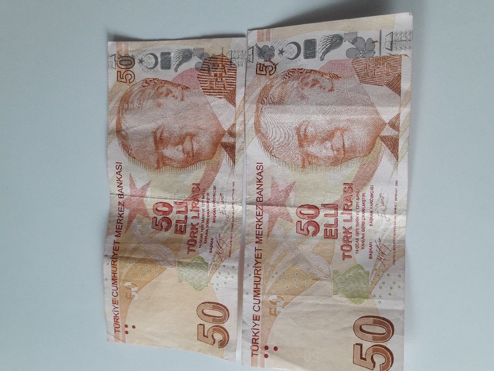 Paralar Trkiye Satlk Basm hatal para