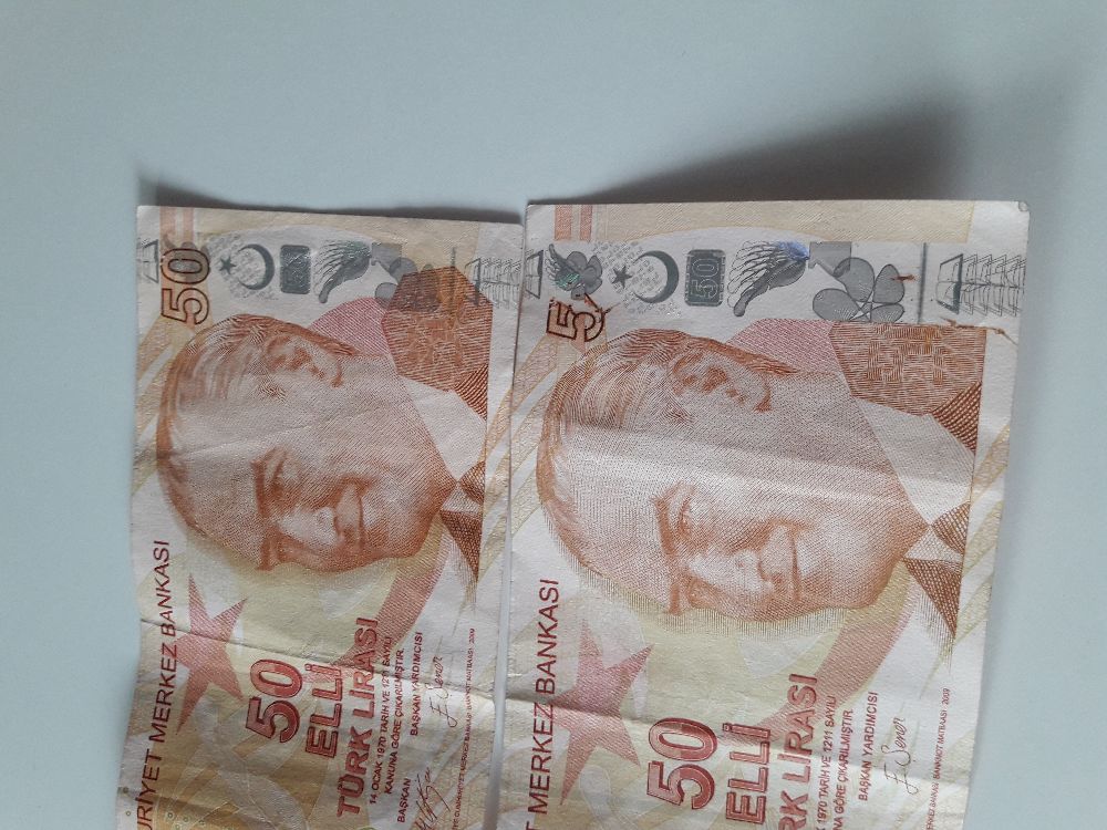 Paralar Trkiye Satlk Basm hatal para
