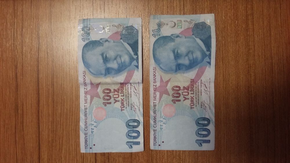 Paralar Trkiye Hatal 100 tl Satlk Hatali basm 100 tl