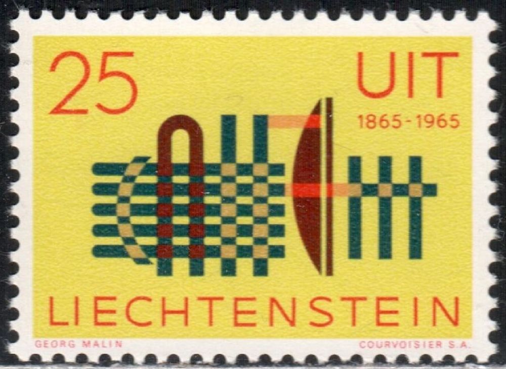 Pullar Satlk Liechtenstein 1965 Damgasz Uluslar Aras Telekomi