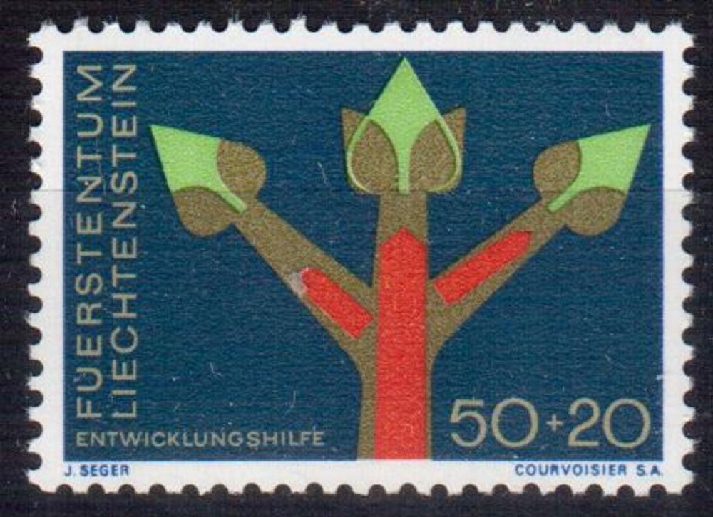 Pullar Satlk Liechtenstein 1967 Damgasz D Yardm Serisi