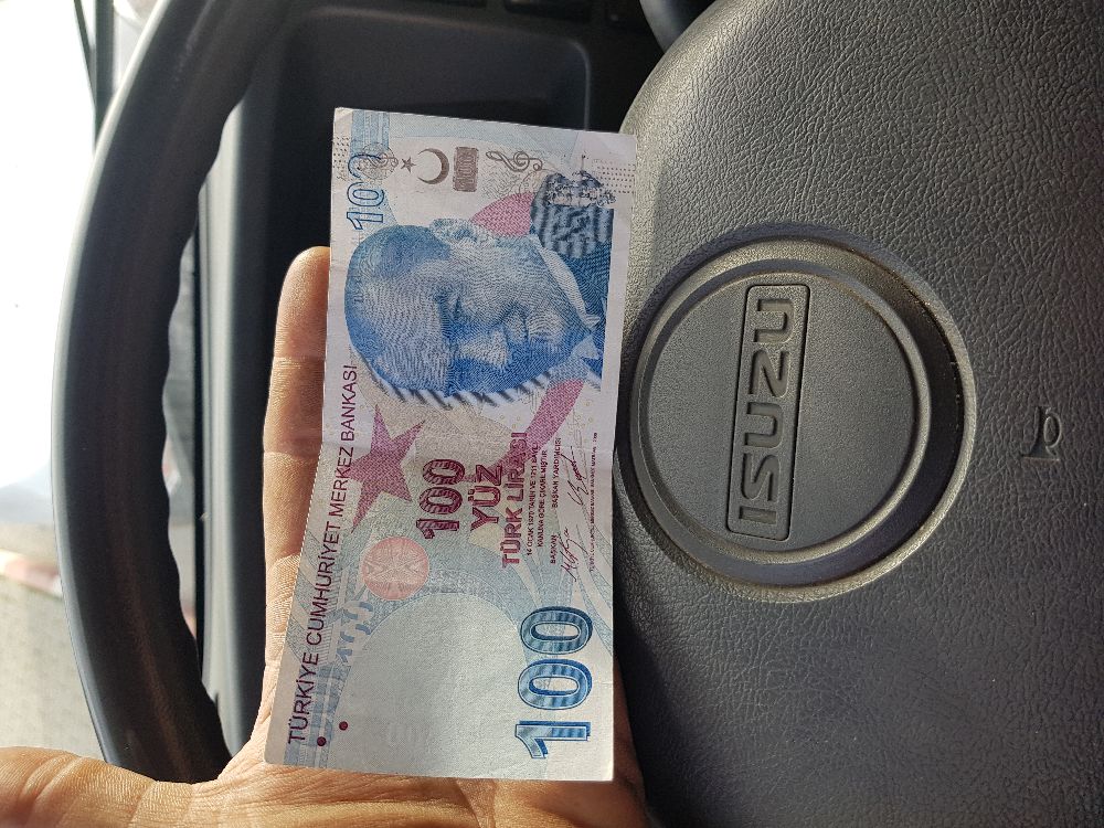 Paralar Trkiye Satlk Orjinal merkez bankasndan hatal 100 tl