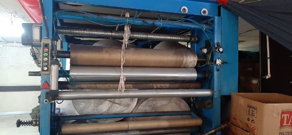 Bask Makinalar (Tekstil) Yerli yapm Satlk Tertemiz Laminasyon Makinesi 1 Sene Kullanld