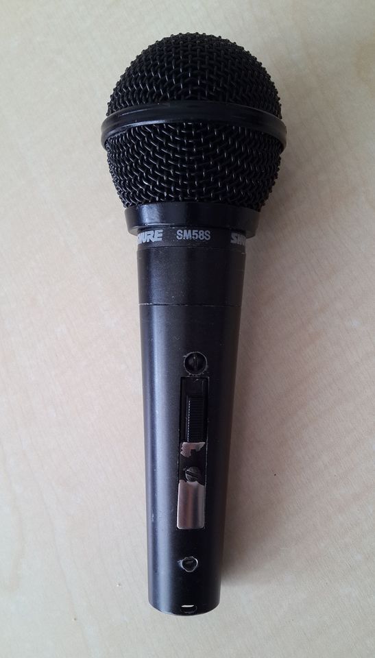 Mikrofon Satlk Shure Sm58 Dinamik Vokal Mikrofo