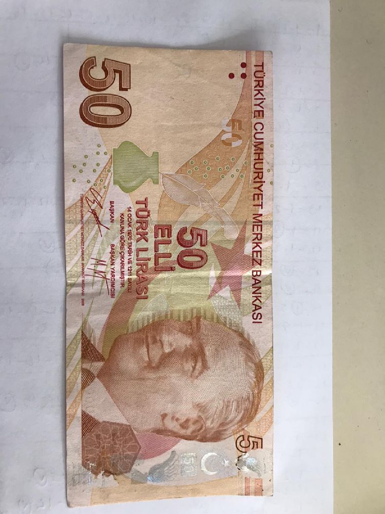 Paralar Trkiye Satlk Yanl basm para
