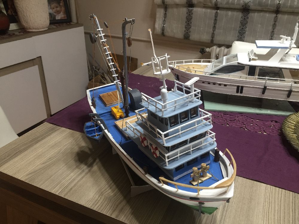 Gemi Maketleri Cektirme Karadeniz balikci teknesi Satlk Maket gemi