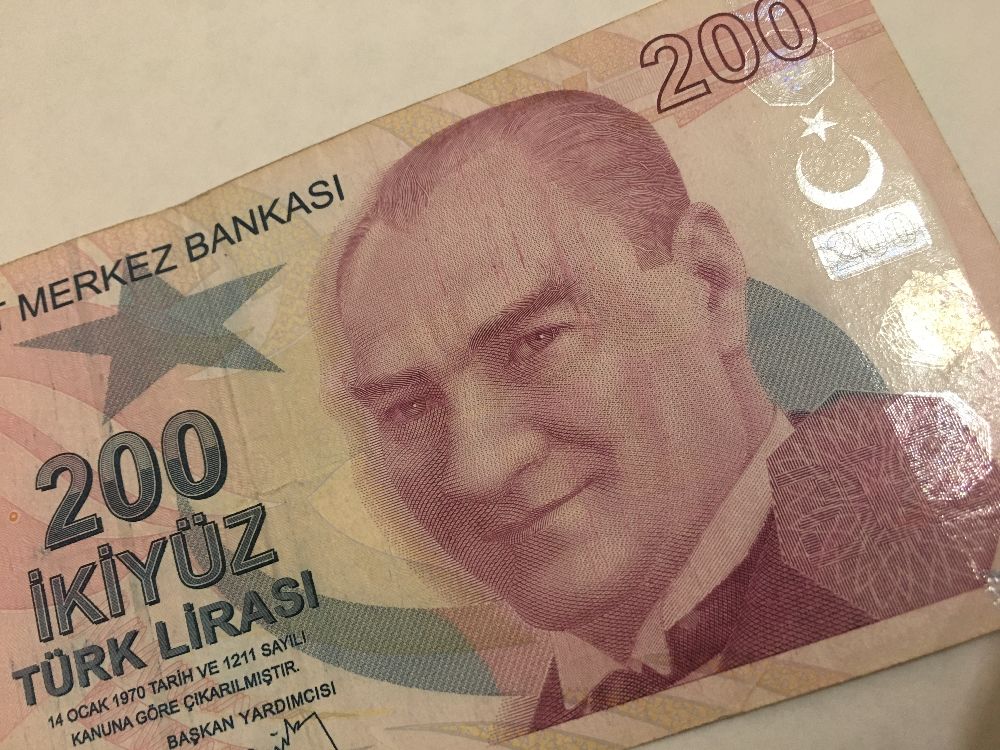 Paralar Trkiye Trk Liras Satlk Basm Hatal 200 Tl
