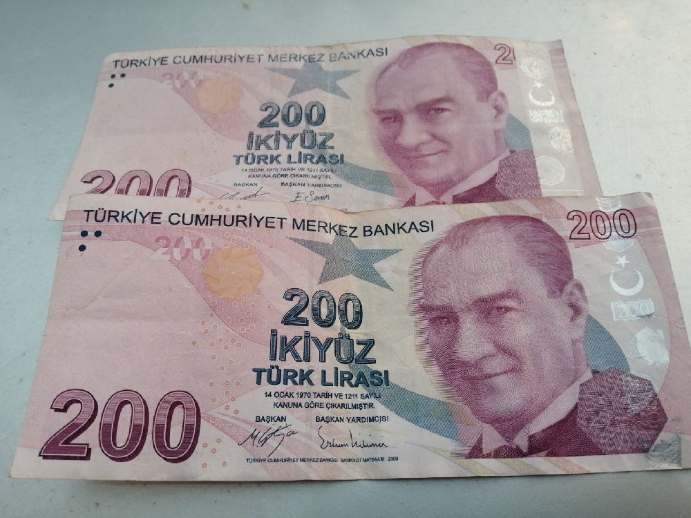 Paralar Trkiye Satlk Koleksiyonluk Hatal Basm 200 Tl