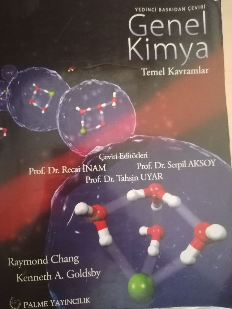 Kimya Kitaplar Satlk Genel Kimya