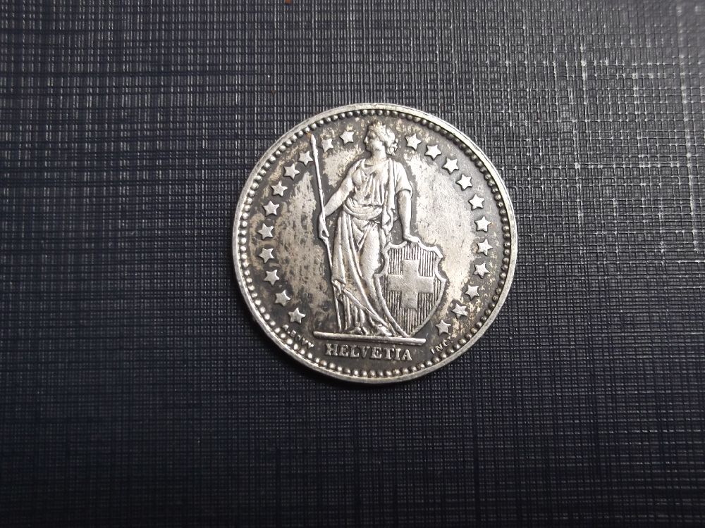 Paralar Satlk svire 1957 tarihli gm 1 frank paras