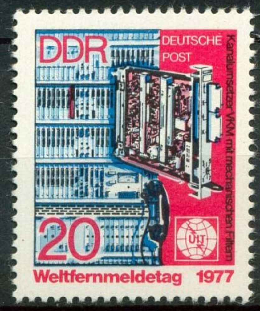Pullar Satlk Almanya (Dou) 1977 Damgasz Telekominikasyon  Ser