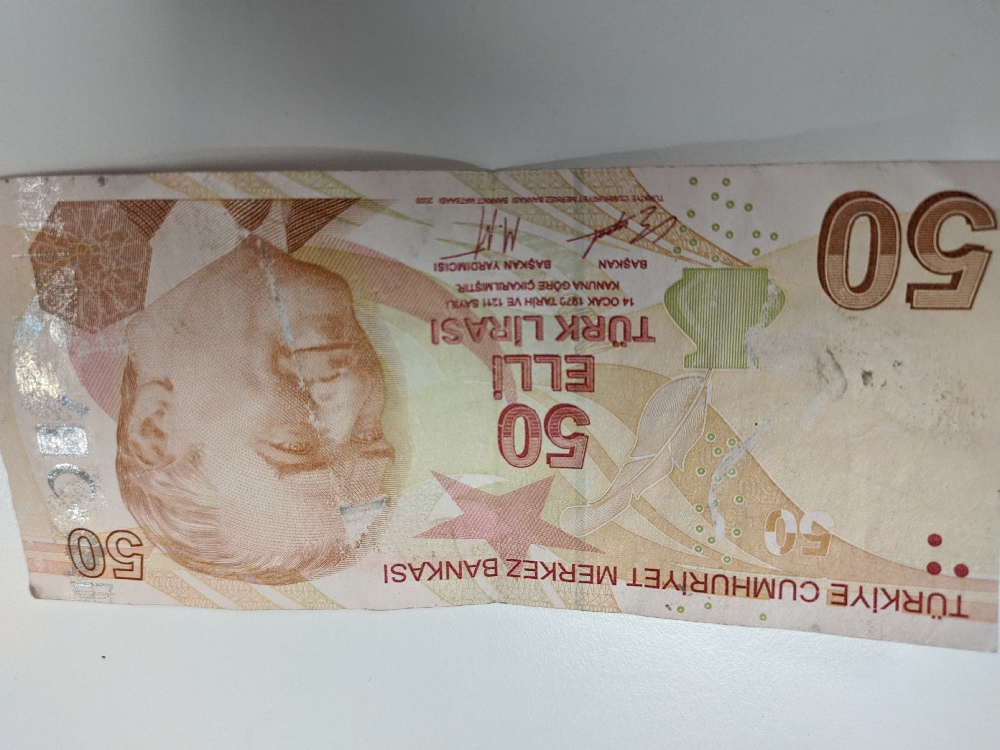 Paralar Trkiye Hatal para Satlk Hatal basm para