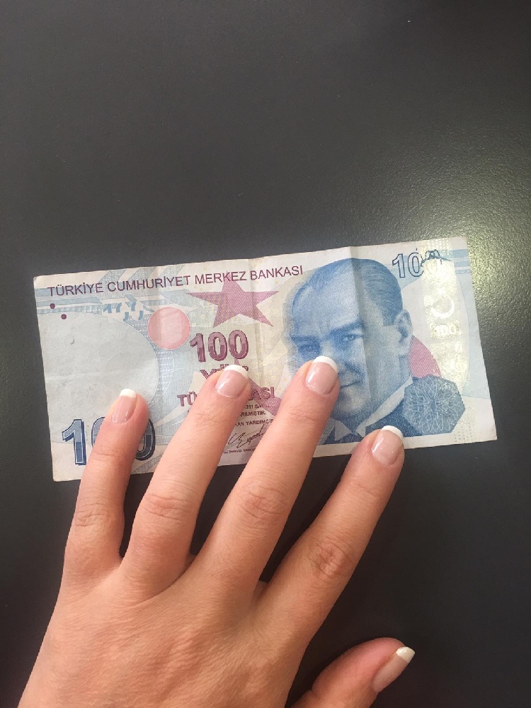 Paralar Trkiye 100Tl Basm Hatal Satlk Basim hatali 100 tl Koleksyonculara Uyguna verilir