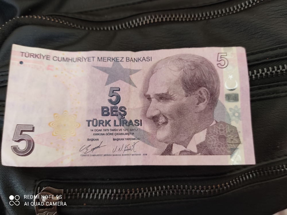 Paralar Trkiye Be tl Satlk Hatal basm