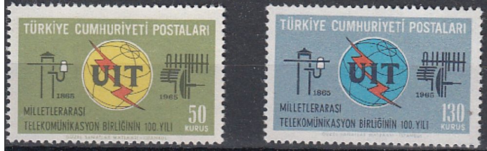 Pullar Satlk 1965 Damgasz Uluslararas Telekominikasyon Birli