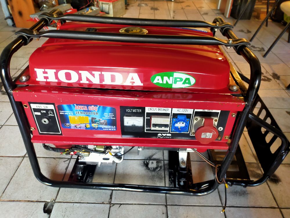 Jeneratr Honda Benzinli Satlk Gnlk Haftalk Aylk Kiralk eitleri