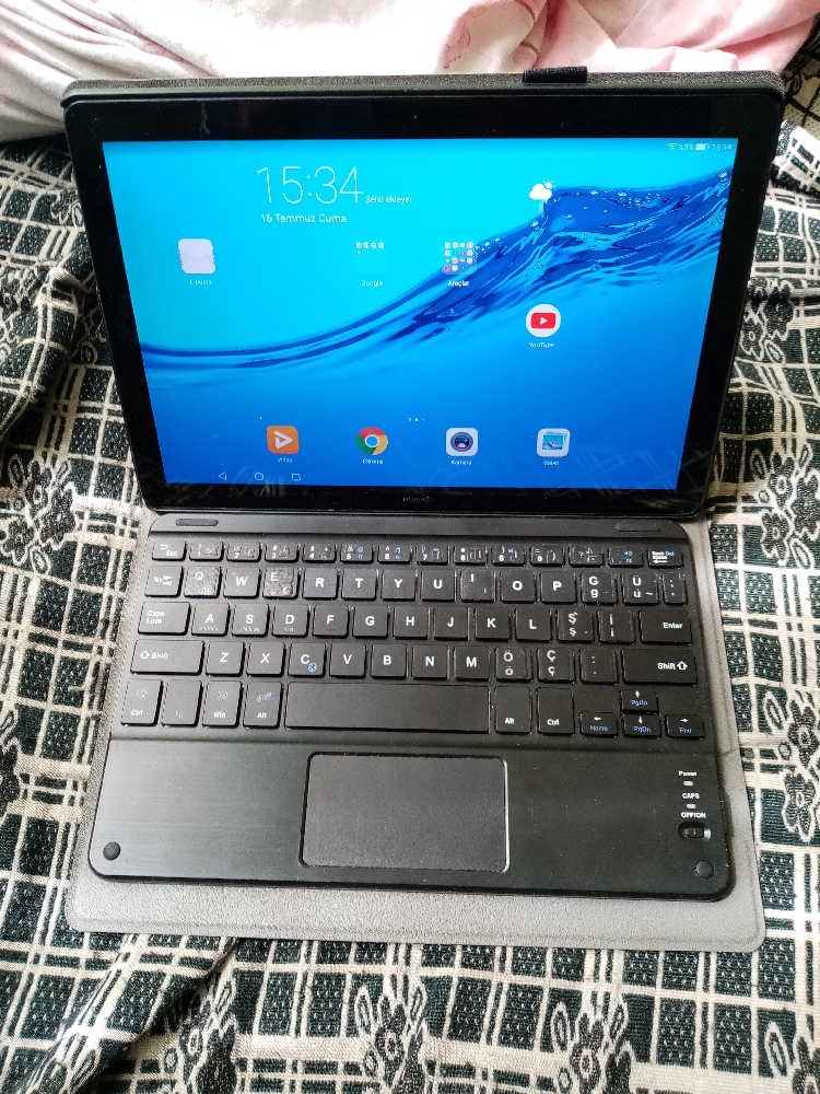 Tablet Pc Satlk Huawei mediaped t5 +garantili+klavyeli(4aylik)