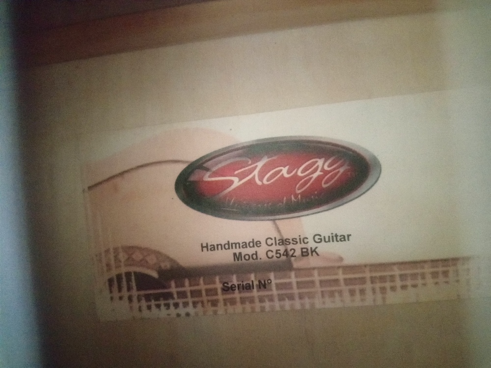 Gitar Stagg C542 BK Klasik Gitar Satlk Stagg C542 Bk Siyah Klasik Gitar