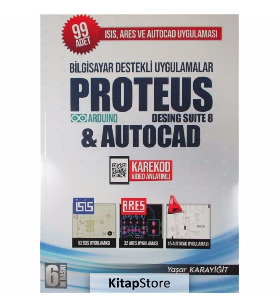 Mhendislik Kitaplar Bilgisayar destekli uygulama Proteus design duite8 &auotcad Satlk Proteus design suite 8& autocad