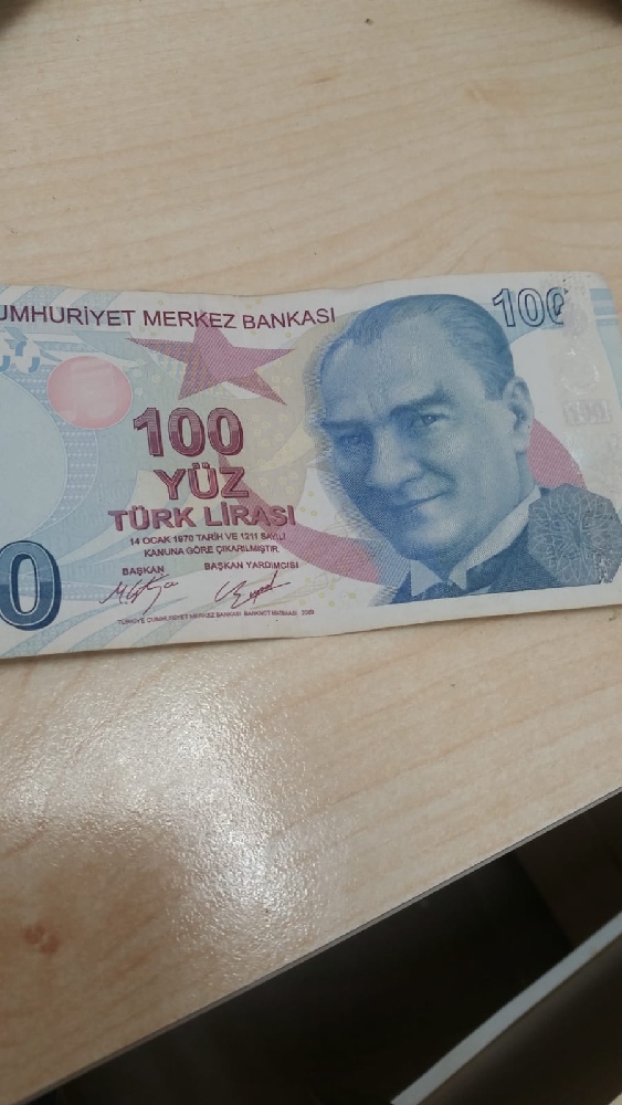 Paralar Trkiye Hatali Para Satlk Hatali basim 100 tl