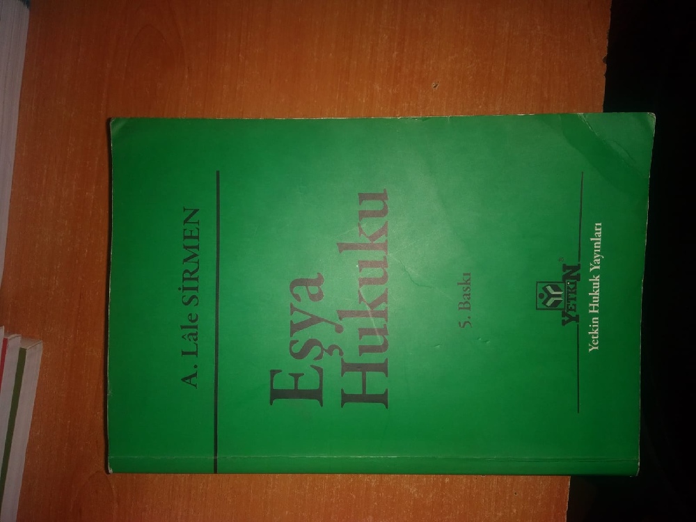 Hukuk Kitaplar Hukuk Kitab Satlk Eya Hukuku Lale Sirmen 5.Baski