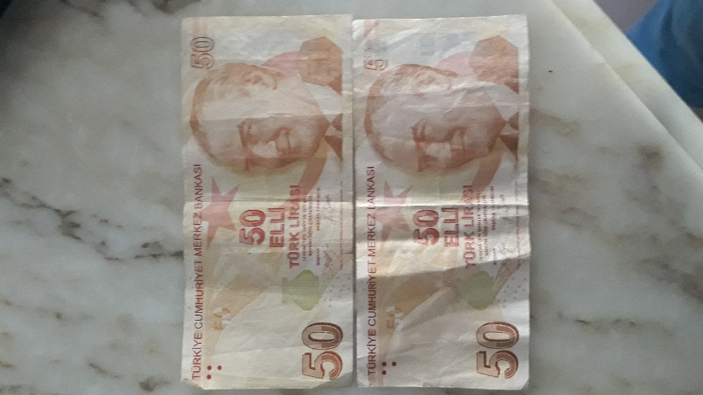 Paralar Trkiye HATALI  PARA Satlk Merkez Bankasindan Hatal Basm Para