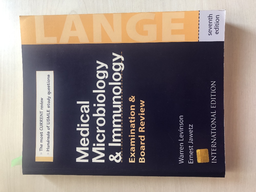 Tp Kitaplar Mikrobiyoloji Satlk Lange Medical Microbiology & Immunology