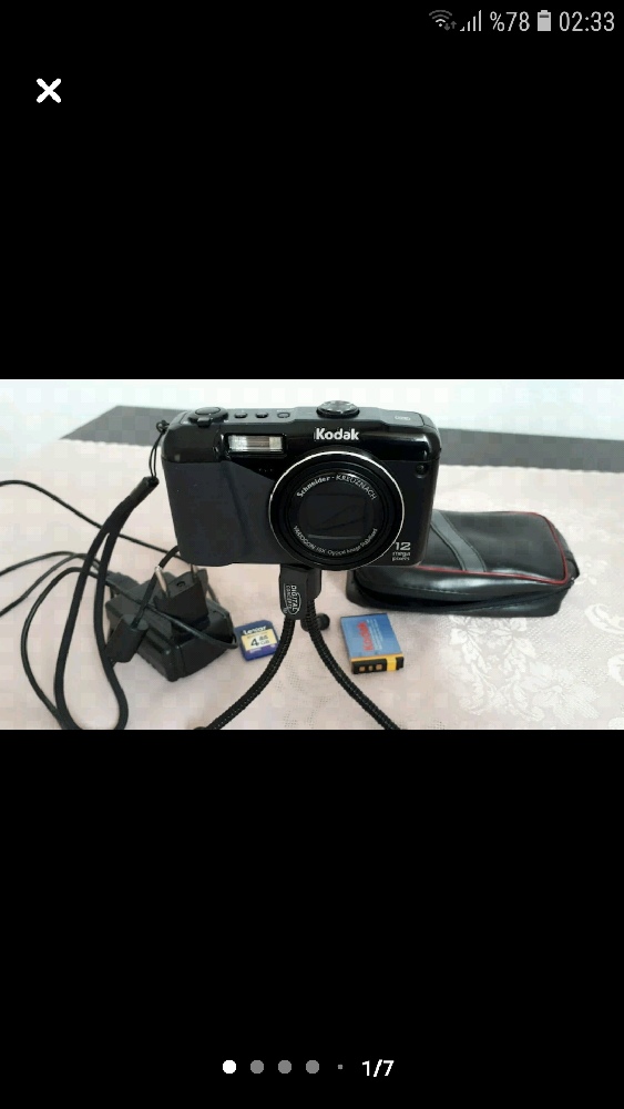 Digital Fotograf Makinalar Satlk Kodak Easyshare Z950 12mp Video ekim Var.