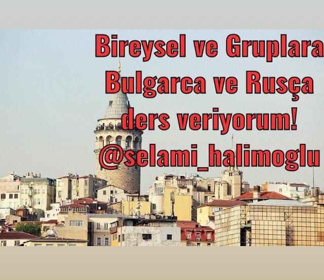 Yabanc Dil Dersleri Bulgarca ve Rusa - online canl ders veriyorum