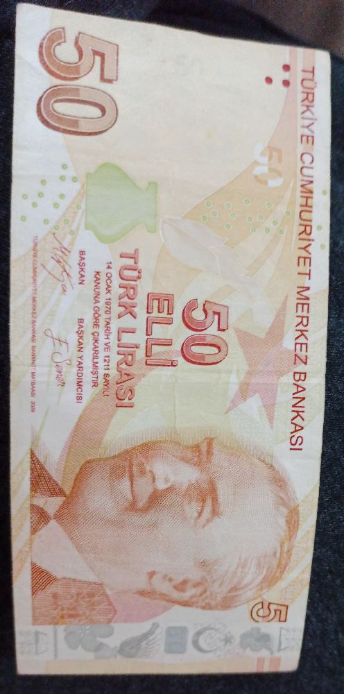 Paralar Trkiye Satlk Hatal Basm 50 Tl ( Koleksiyon)