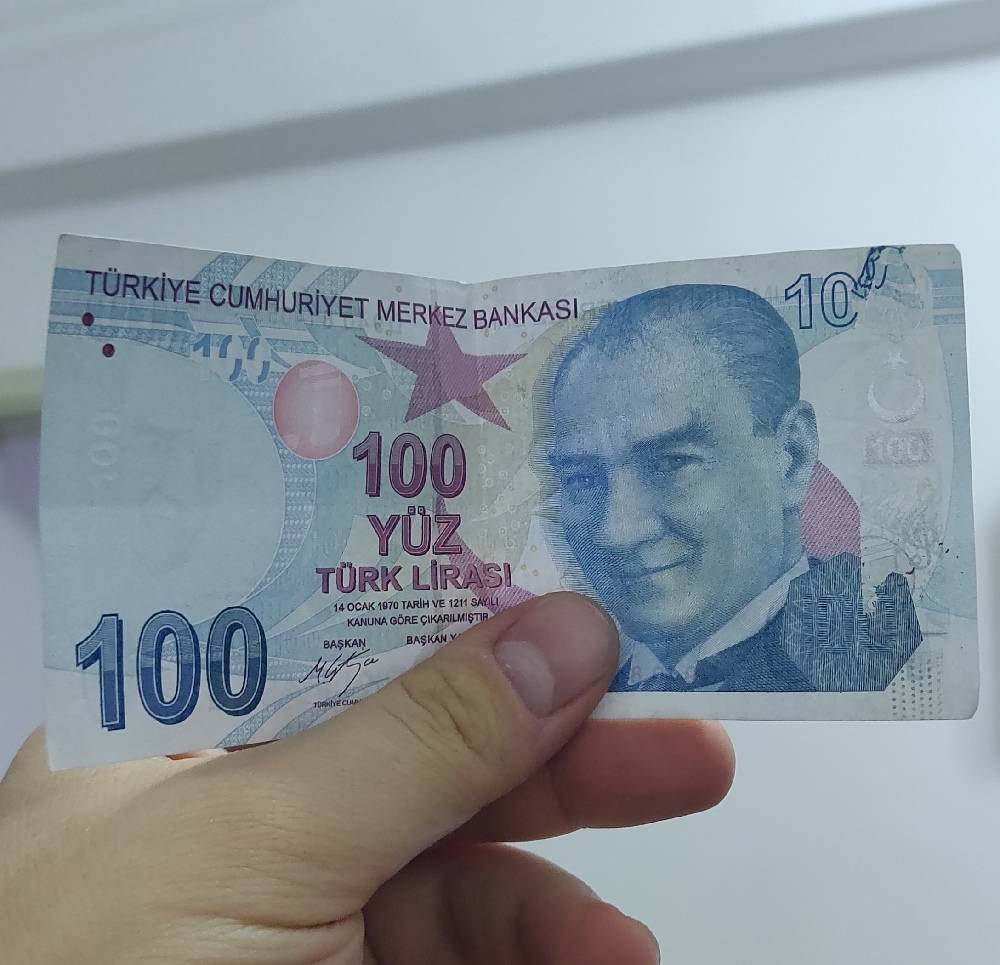 Paralar Trkiye Satlk Hatal basm kolleksiyonluk 100 tl