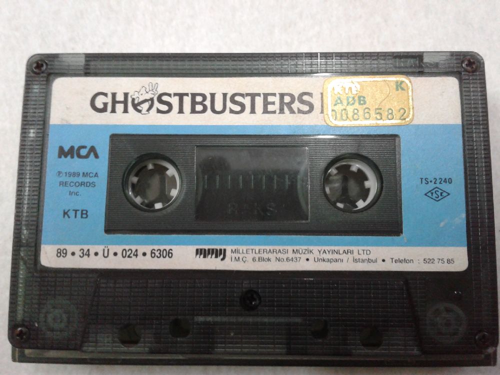 Dizi, Film Mzikleri Kaset Satlk Ghostbusters 2 Soundtrack