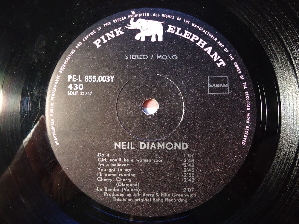 Pop Mzik (Yabanc) Plak Satlk Neil Diamond - Neil Diamond Lp Tertemiz