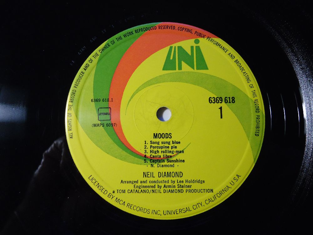 Rock Plak Satlk Neil Diamond - Moods Lp Tertemiz Usa