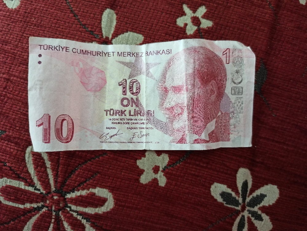 Paralar Trkiye Satlk Hatal 10 tl