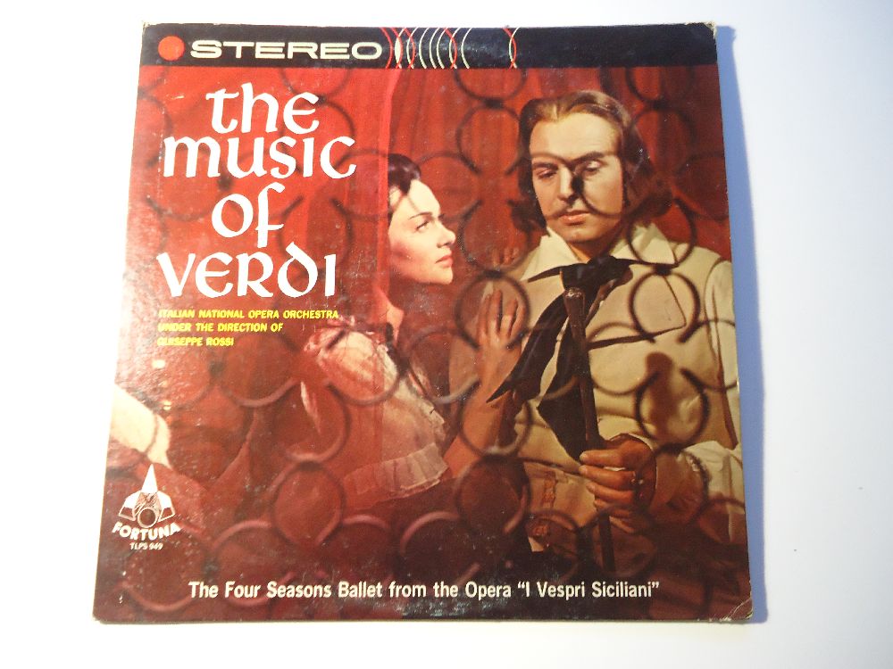 Opera Giuseppe Verdi Plak Satlk The Music of Verdi Lp Usa